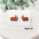 Style 19 - Slice of Pie (10MM) Fall Studs | 25 Styles
