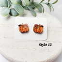 Style 12 - Pumpkins Fall Studs | 25 Styles