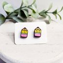  Hand Painted Teacher Studs | 16 Styles