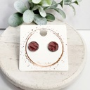  10MM Genuine Leather Studs | 3-Pack