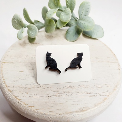 Cat Wood Studs