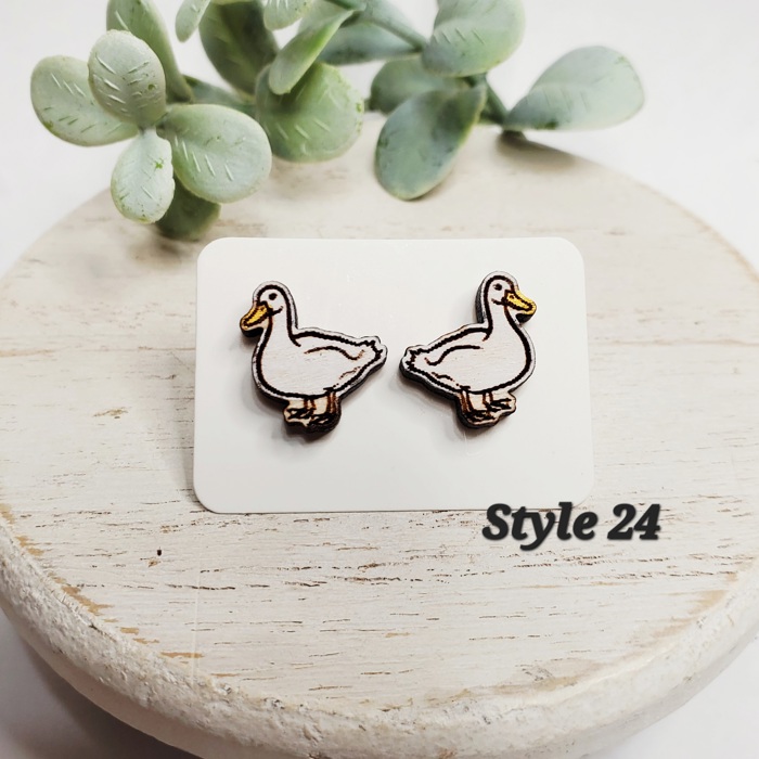 Hand Painted Country Studs | 30 Styles