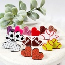  Acrylic Heart Studs | 12 Styles