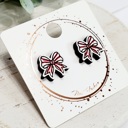  Baseball Bow Wood Studs