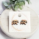  Hand Painted Mama Bear Studs