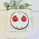  Hand Painted Teacher Studs | 16 Styles