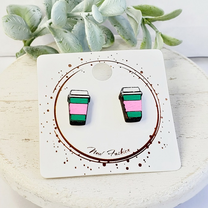 Hand Painted Teacher Studs | 16 Styles