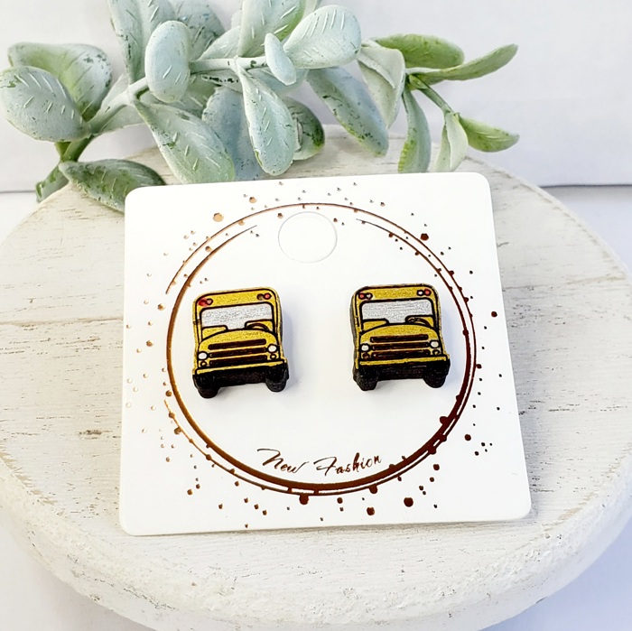 Hand Painted Teacher Studs | 16 Styles