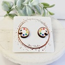  Hand Painted Teacher Studs | 16 Styles