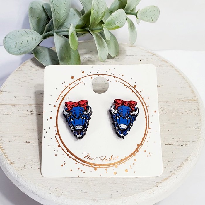 Team Mascot Studs | 25 Styles