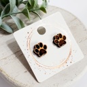 Style 4 - Dog Paws Team Mascot Studs | 25 Styles