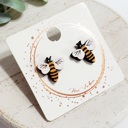Style 13 - 14MM Bees Team Mascot Studs | 25 Styles