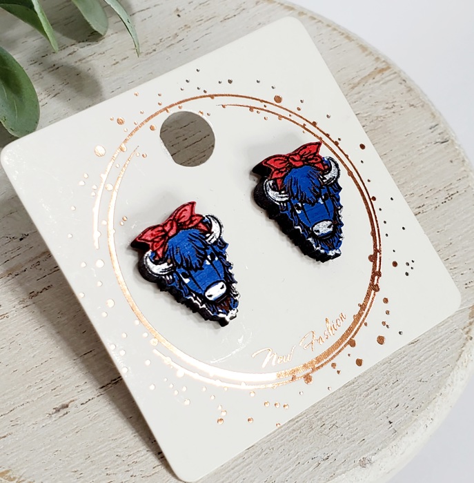 Team Mascot Studs | 25 Styles