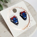 Style 15 - Blue Buffalo Team Mascot Studs | 25 Styles