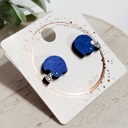 Style 22 - Blue Football Helmet Team Mascot Studs | 25 Styles