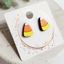 Style 6 - Candy Corns Halloween Studs | 30 Styles
