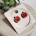 Style 22 - Carved Pumpkin Halloween Studs | 30 Styles