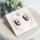 Style 12 - Pumpkin Spice Latte Coffee Thanksgiving Studs | 18 Styles