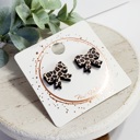 Style 16 - Cheetah Bows Thanksgiving Studs | 18 Styles