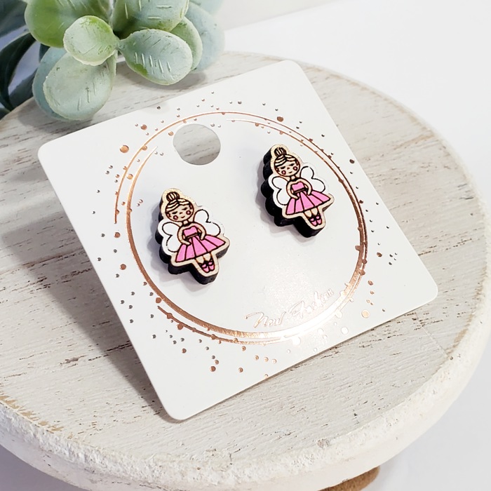 Ballerina Dance Studs