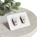 Style 7 Love Wood Studs | 20 Styles