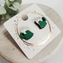 Style 13-Green Beer Hand Painted Lucky Studs | 15 Styles