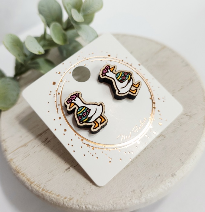 Hand Painted Easter Studs | 22 Styles