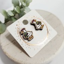 Style 1-Goose with Egg Hand Painted Easter Studs | 22 Styles