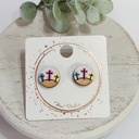  Hand Painted Easter Studs | 22 Styles