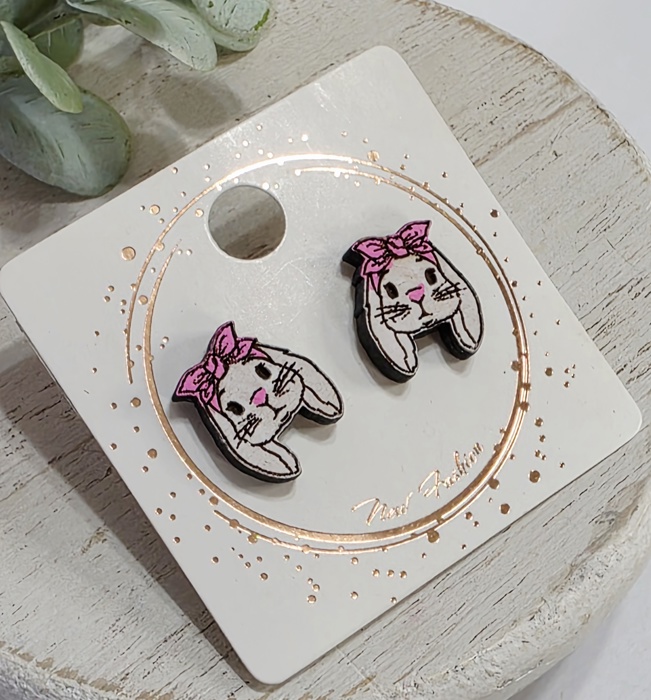 Hand Painted Easter Studs | 22 Styles