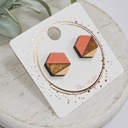 Style 17-14MM Hexagon Hand Painted Easter Studs | 22 Styles