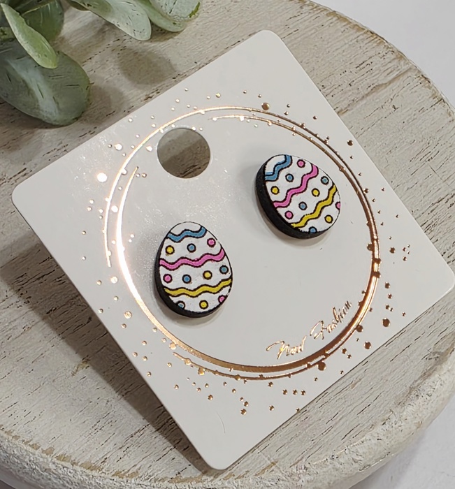 Hand Painted Easter Studs | 22 Styles