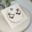 Style 4 - White Duck Hand Painted Silly Goose Collection | 22 Styles