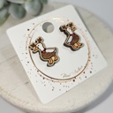 Style 13 - Reindeer Brown Hand Painted Silly Goose Collection | 22 Styles