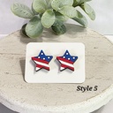  Hand Painted Americana Studs | 30 Styles
