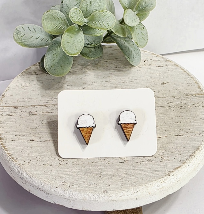 Hand Painted Americana Studs | 30 Styles
