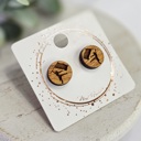 Style 31- Hand Painted Color Guard Game Day Studs | 31 Styles