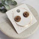 Style 29-Hand Painted Cross Country Game Day Studs | 31 Styles