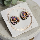 Style 26 - Patchwork Pumpkins Halloween Studs | 30 Styles