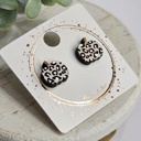 Style 3 -White Leopard Pumpkins  Fall Studs | 25 Styles