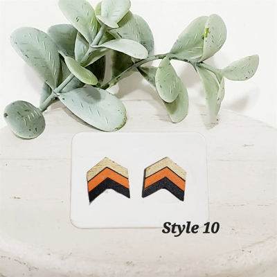 Chevron Wood Studs