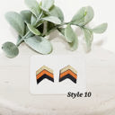  Chevron Wood Studs