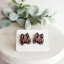  Hand Painted Shetland Dog Studs