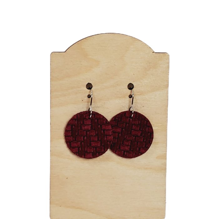 Maroon Everyday Earrings