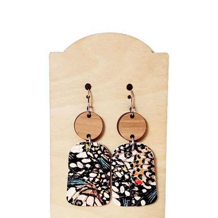 Premium Leather Butterfly Earrings