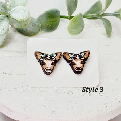 Hand Painted Sheep Studs