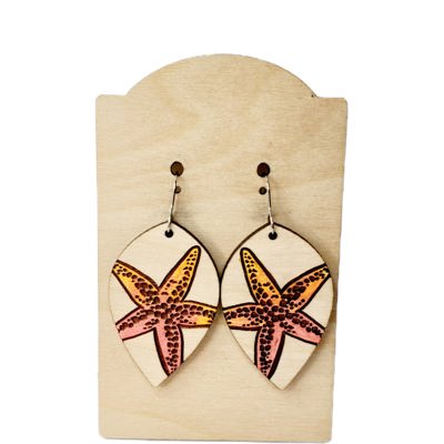 Vacay Hand Painted Starfish Dangle
