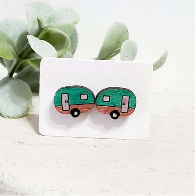 Hand Painted Camper Studs
