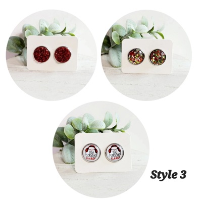 Christmas Studs | 3-Pack