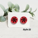  Christmas Wood Studs | 24 Styles